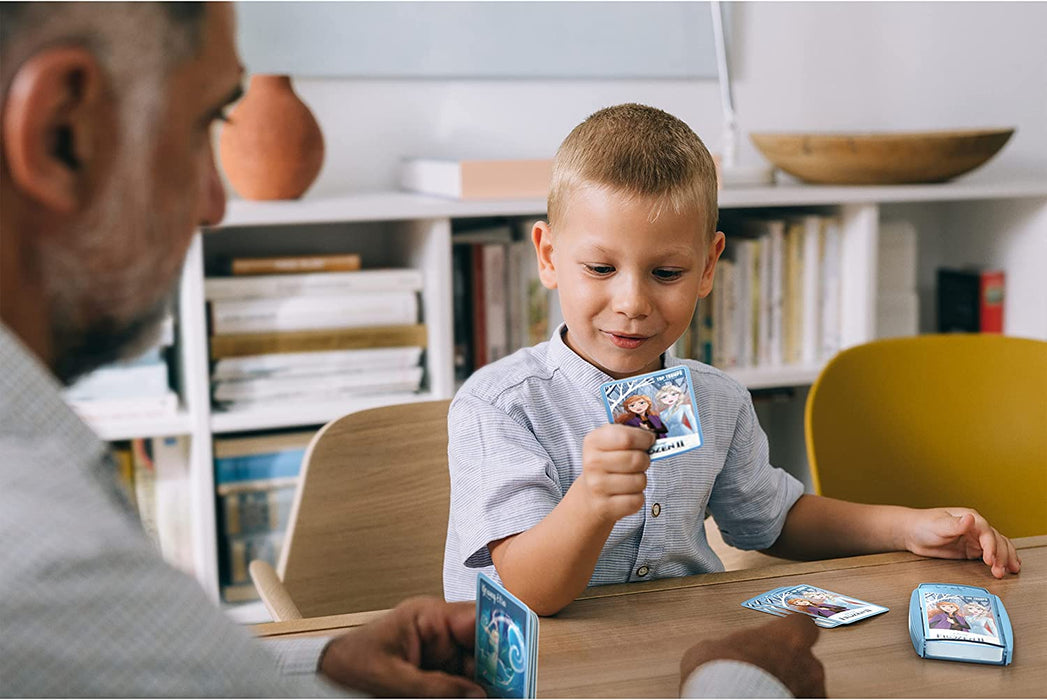 Top Trumps Disney Frozen 2 Specials Card Game, visit Arendelle and play with Queen Elsa, Anna, King Agnarr, Queen Iduna and Olaf, educational gifts and toys for boys and girls aged 6 plus