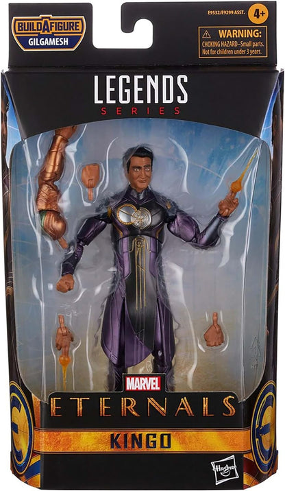 Marvel Hasbro Legends Series The Eternals 6-Inch Action Figure Toy Kingo, Movie-Inspired Design, Includes 4 Accessories, Ages 4 and Up