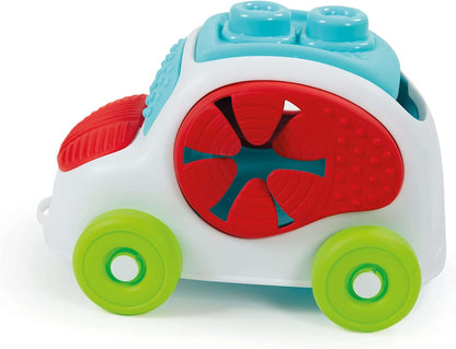 Clementoni 17315 Soft Clemmy Sensory Car for Babies and Toddlers, Ages 6 Months Plus, Multi-Coloured