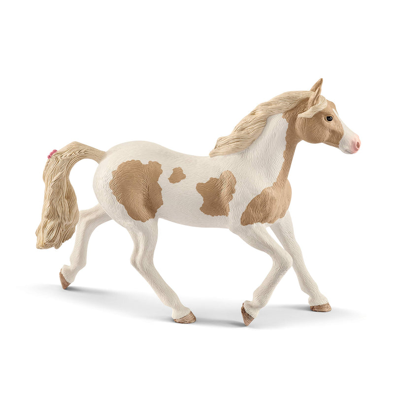 schleich Horse Club 13884 Realistic Spotted Mare Horse Toy Figurine - Paint Horse Mare Spotted Toy, Childrens Educational Animal Farm Toy for Boys and Girls - Perfect Horse Toys Birthday Gift Ages 5+