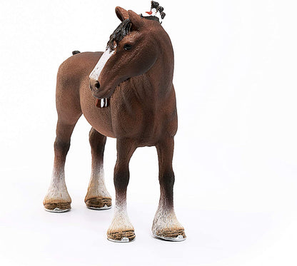 schleich 13808 Clydesdale Wallach, für Kinder ab 3+ Jahren, FARM WORLD - Spielfigur