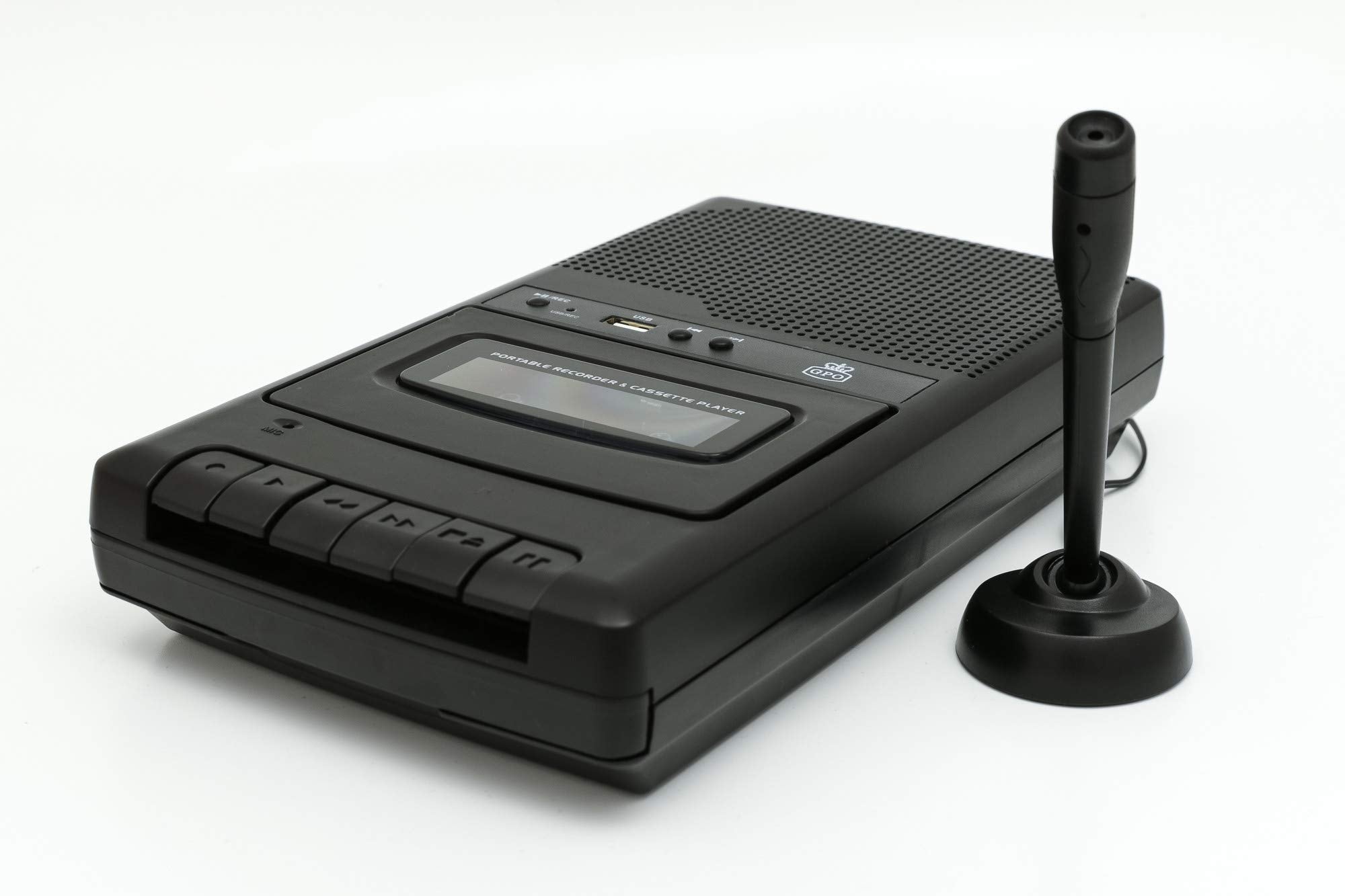 GPO CRS132 TABLE TOP CASSETTE RECORDER USB BLACK