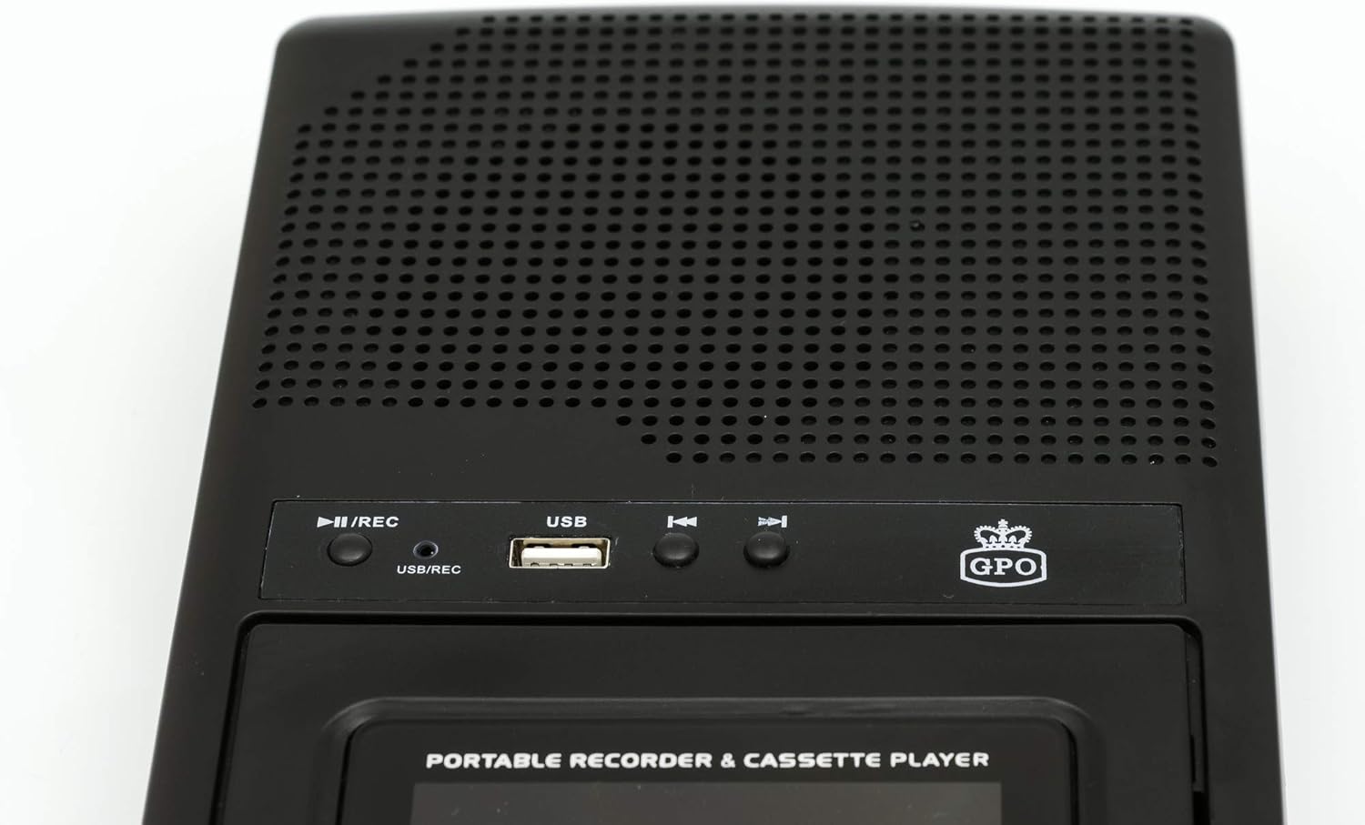 GPO CRS132 TABLE TOP CASSETTE RECORDER USB BLACK