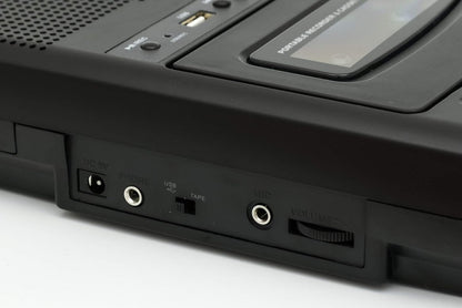 GPO CRS132 TABLE TOP CASSETTE RECORDER USB BLACK