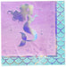 Creative Party PC336715 Mermaid Theme Lunch Napkins - 16 Pcs 0.055x12.75x12.875inc.