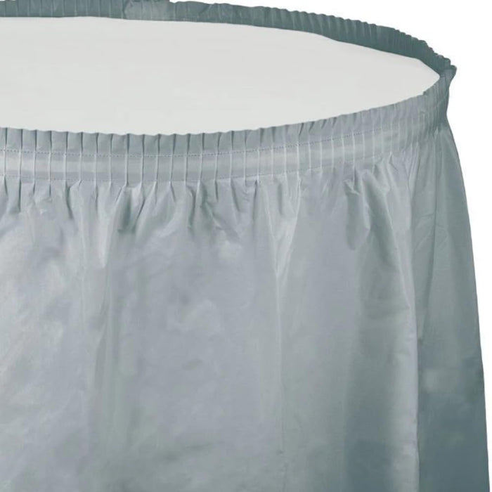 Creative Converting Plastic Table Skirt, 14-Feet