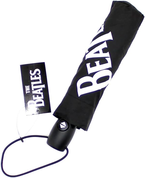 The Beatles Black Automatic Open & Close Umbrella
