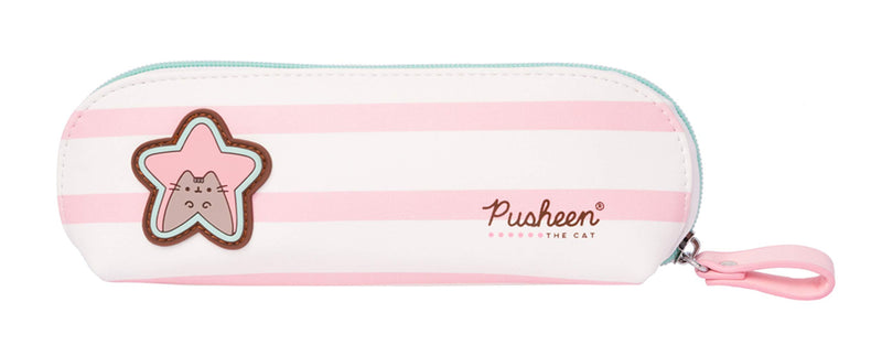 Grupo Erik Stifte Mäppchen Pusheen Etui Rose - Stift Etui - Federmäppchen Jungen und Mädchen - Kleines Mäppchen, 9 x 22,5 x 5 cm