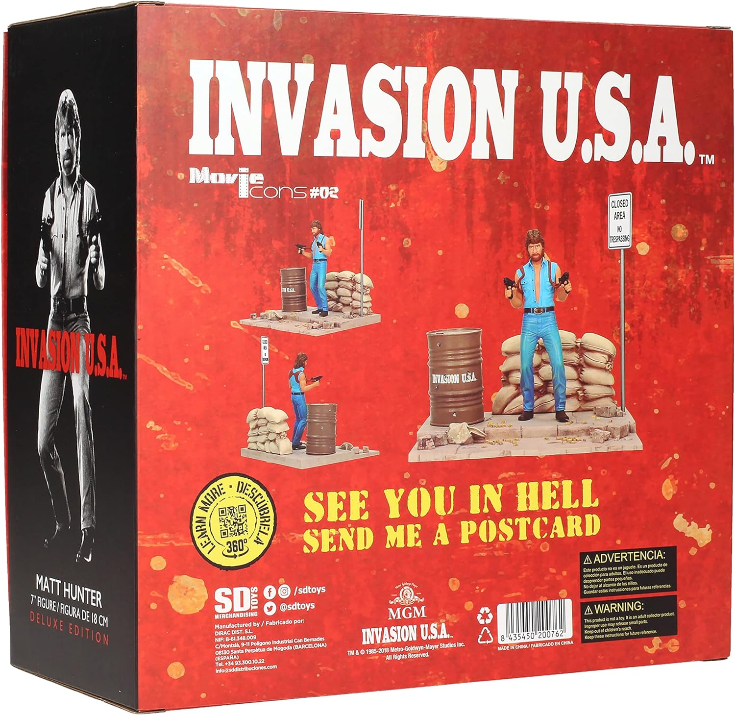 SD toys Missing In Action Matt Hunter Deluxe Figure & Diorama