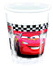 Procos- Tazas Cars Racers 200ml-8 Piezas, Color rojo, 8 unidad (paquete de 1) (87104P
