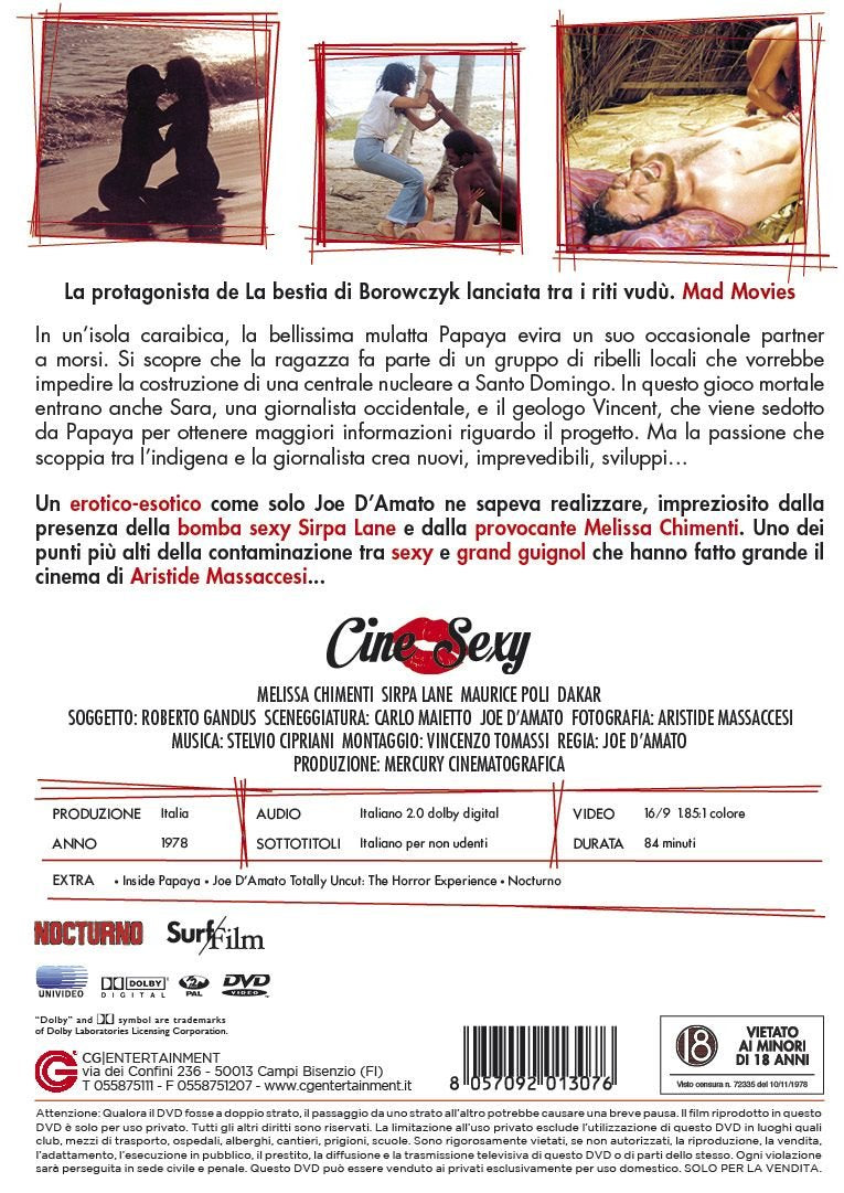 Movie - Papaya Dei Caraibi Dvd Italian Import (1 DVD