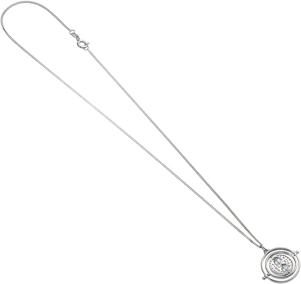 Official Licensed - Sterling Silver Swarovski Necklace (TIME Turner