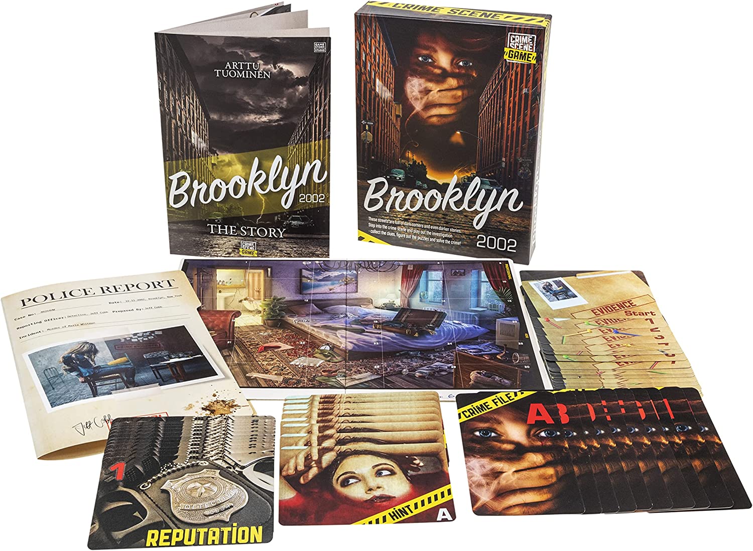 Tactic Games- Escena del Crimen Brooklyn, Multicolor (58421