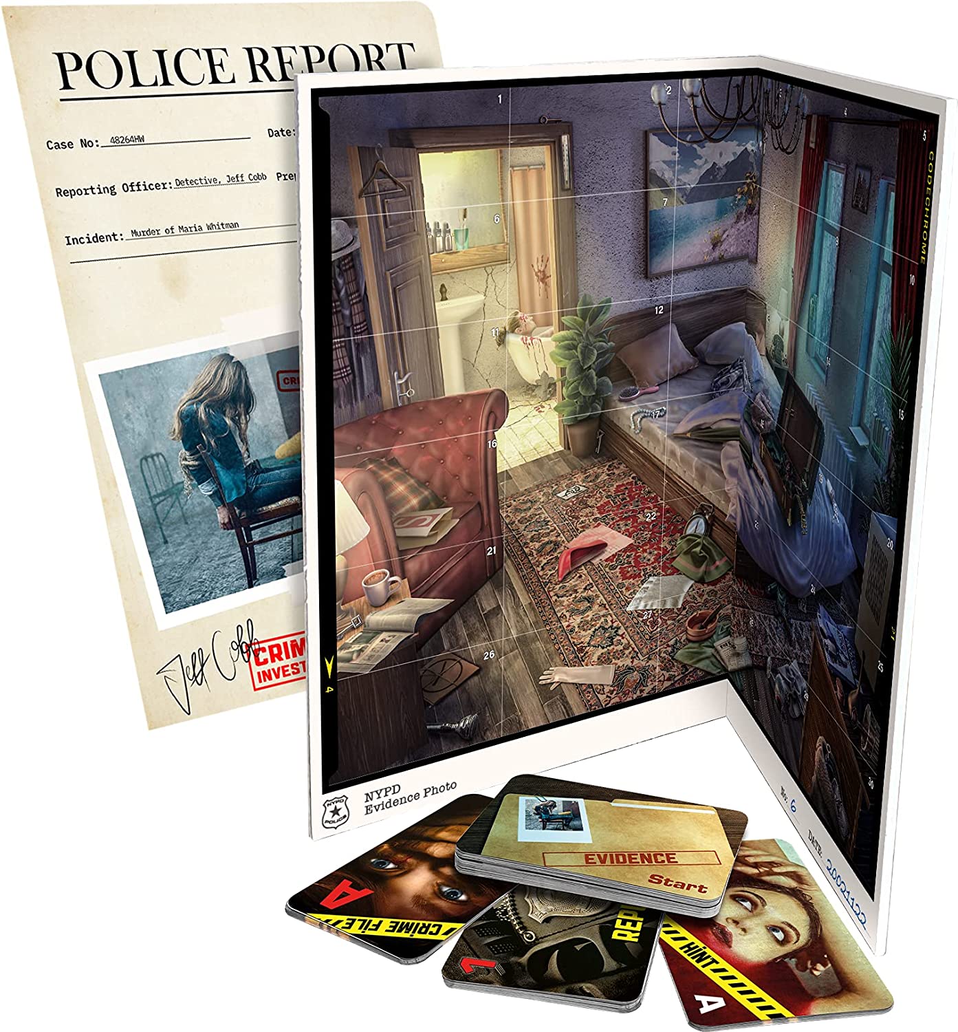 Tactic Games- Escena del Crimen Brooklyn, Multicolor (58421