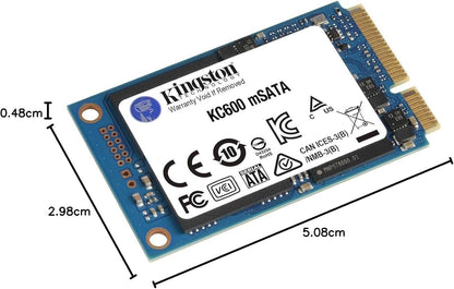 Kingston KC600 SSD 512GB SATA3 mSATA - SKC600MS/512G