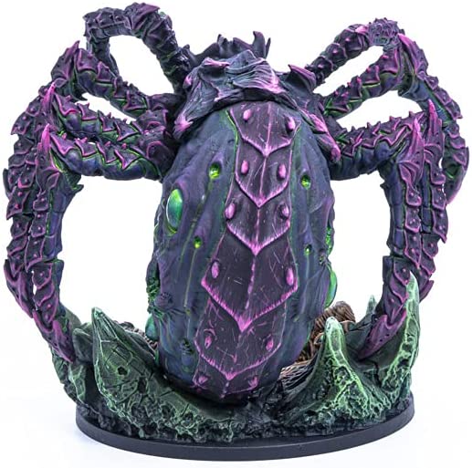 Steamforged Games Epic Encounters: Web of The Spider Tyrant – 1 100MM Base Unpainted Miniature Compatible with DND Dungeons and Dragons and Other Tabletop RPG TTRPG Games