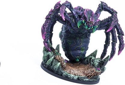 Steamforged Games Epic Encounters: Web of The Spider Tyrant – 1 100MM Base Unpainted Miniature Compatible with DND Dungeons and Dragons and Other Tabletop RPG TTRPG Games