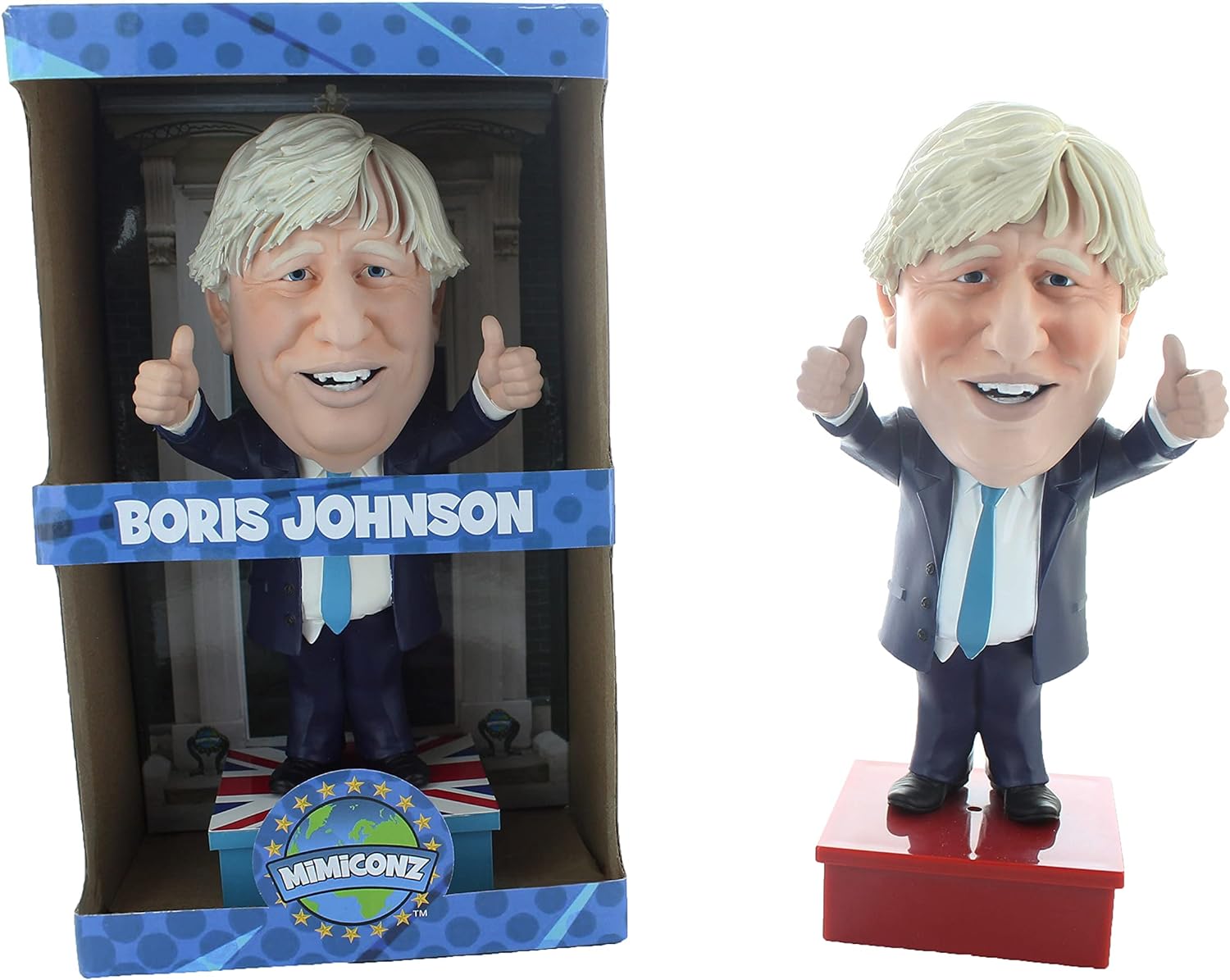 Mimiconz Figuras: Líderes Mundiales (Boris Johnson) Figura de 20 cm