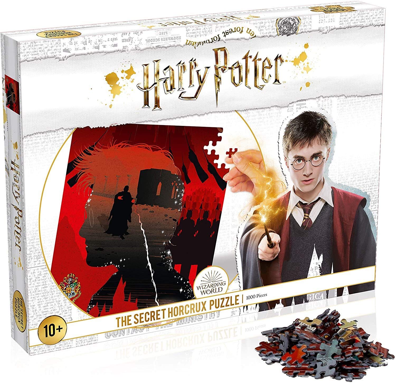 Top Trumps Rompecabezas Harry Potter Puzzle 1000 piezas - juguetes para niños 10+ años y todos los fans de la saga, para jugar solo o en compañía