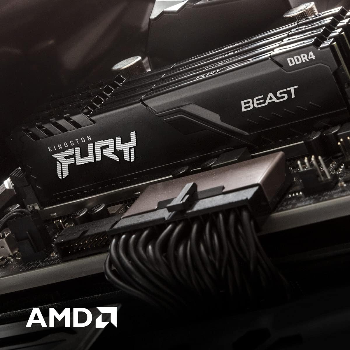 Kingston FURY Beast 32GB (2x16GB) 3600MHz DDR4 CL18 Desktop Memory Kit of 2 KF436C18BBK2/32