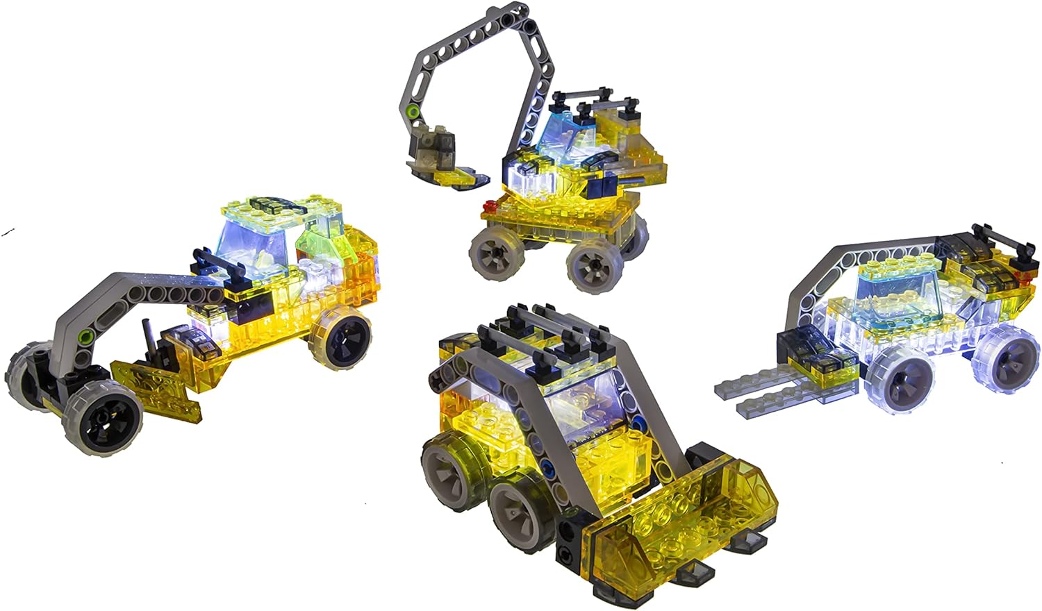 giochi preziosi s.p.a. LAU05000 Laser Pegs Models-4-in-1 Construction, Multi Colour
