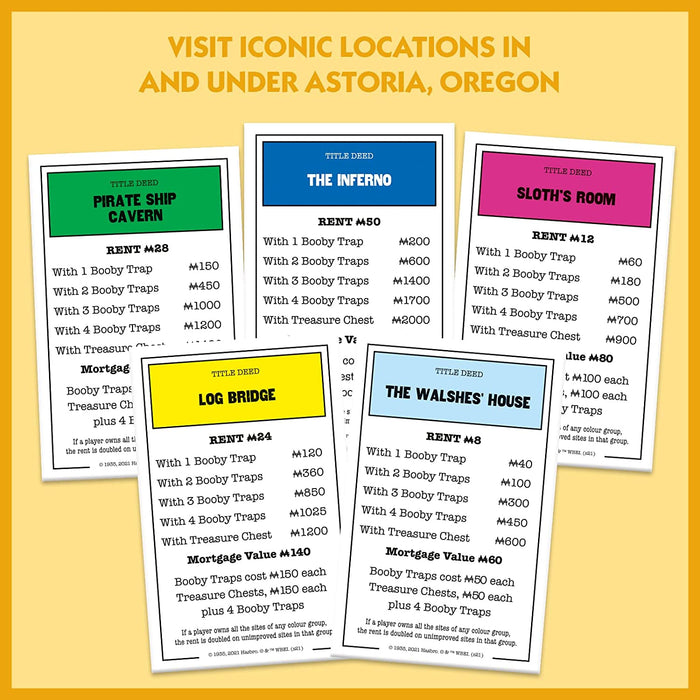 The Goonies Monopoly Board Game