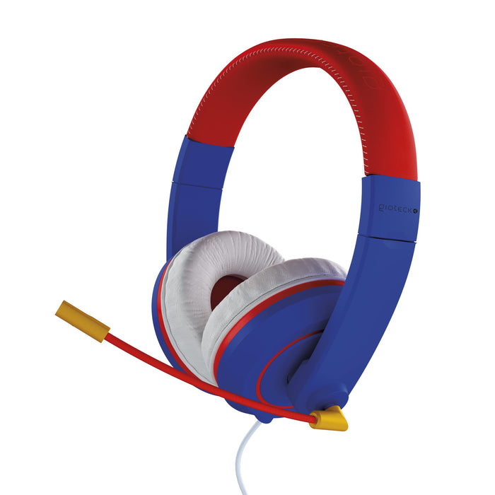 Gioteck XH-100S Wired Stereo Headset (Blue/Red