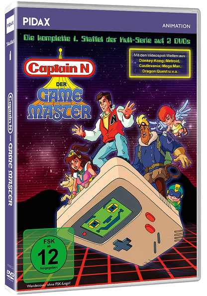 Captain N: Der Game Master, Staffel 1 / Die komplette 1. Staffel der Kultserie (Pidax Animation)