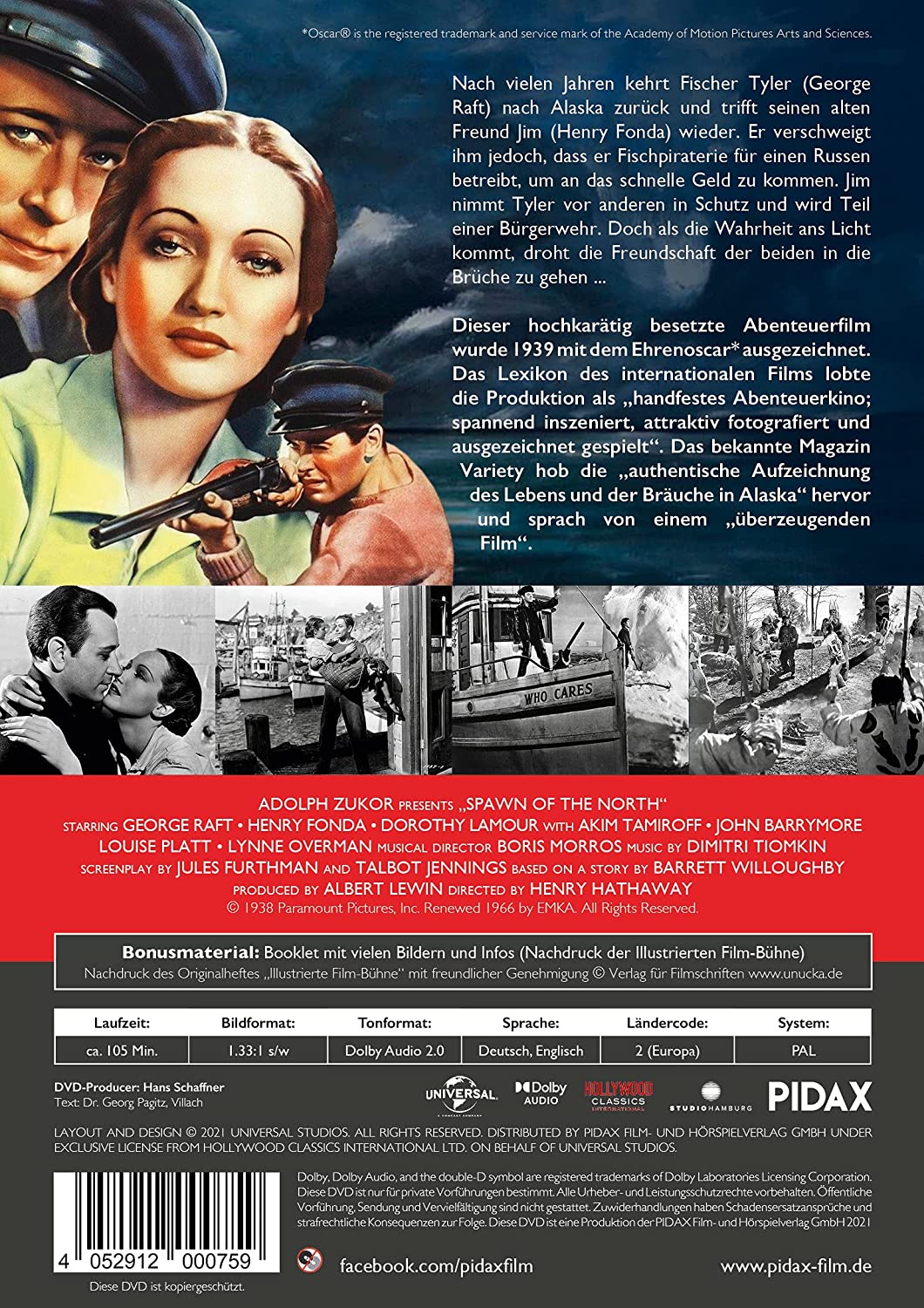 Raubfischer in Alaska (Spawn of the North) / Preisgekröntes Abenteuerkino mit Starbesetzung (Pidax Film-Klassiker