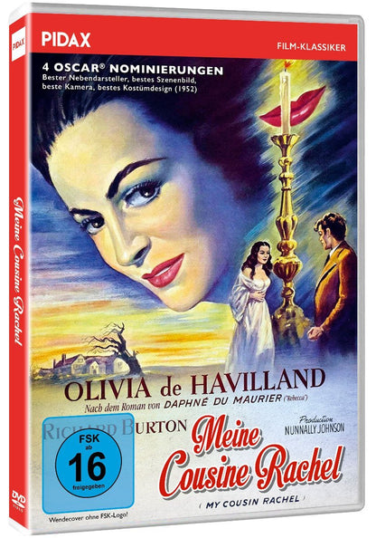 Meine Cousine Rachel (My Cousin Rachel) / Preisgekrönte Bestsellerverfilmung nach Daphne du Maurier ( Rebecca , Die Vögel ) (Pidax Film-Klassiker