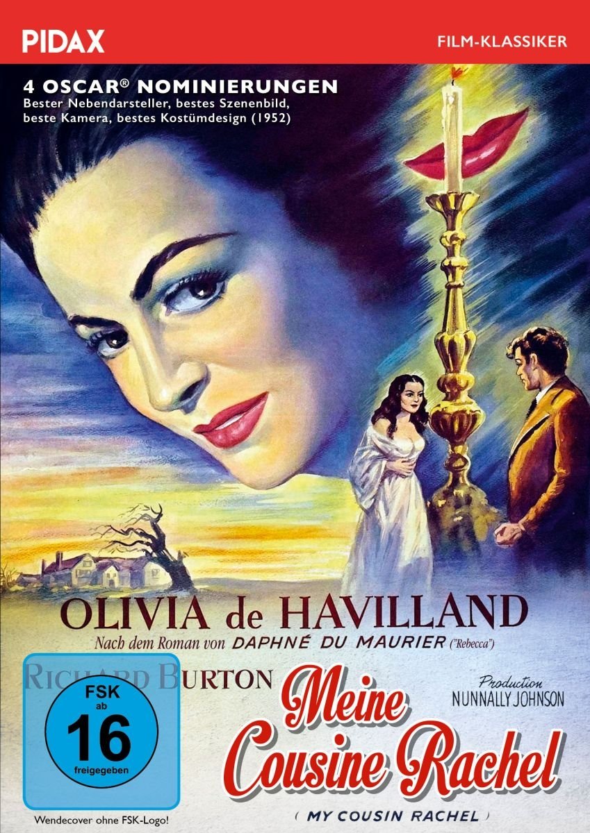 Meine Cousine Rachel (My Cousin Rachel) / Preisgekrönte Bestsellerverfilmung nach Daphne du Maurier ( Rebecca , Die Vögel ) (Pidax Film-Klassiker