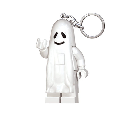 LEGO Iconic Ghost Keychain LED Flashlight Kids Toys Halloween Play - 76 mm Tall Figure - 2 CR2025 batteries included