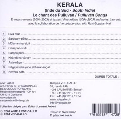 Pulluvan Songs from South India