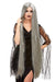Smiffys Witch Wig Extra Long, Grey