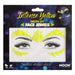 Smiffys Moon Glow Face Jewels, Intense Yellow