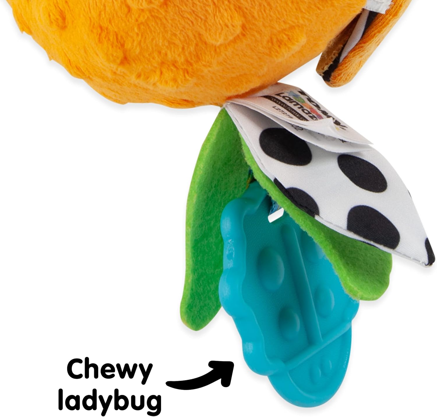 TOMY L27384 LAMAZE Olive The Orange, Clip on Pram and Pushchair Newborn, Sensory Babies with Colours and Sounds, Development Toy for Boys and Girls Aged 0 Months +, Multi