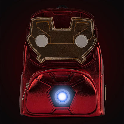 Loungefly Mochila marvel iron man, Rojo Metálico, estandar (MVBK0161