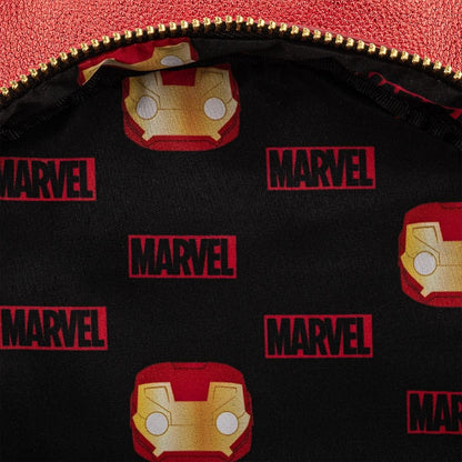 Loungefly Mochila marvel iron man, Rojo Metálico, estandar (MVBK0161