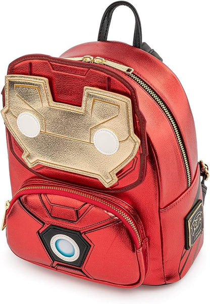 Loungefly Mochila marvel iron man, Rojo Metálico, estandar (MVBK0161