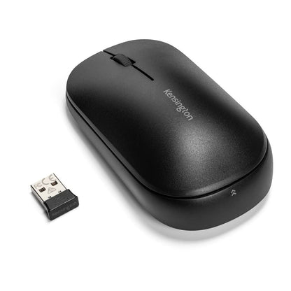 Kensington Wireless Mouse - SureTrack Dual Wireless Ambidextrous Mouse, Slim Mouse for Laptop, Desktop or Home Office, Works with Chrome, Mac, Windows and Android - Black (K75298WW
