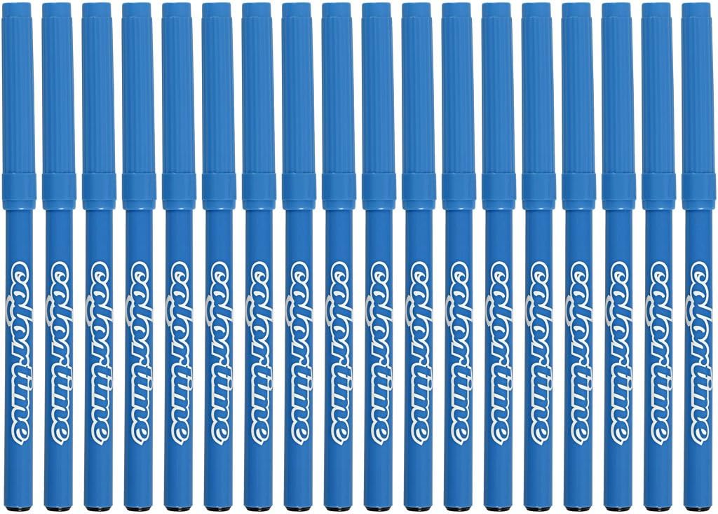 Colortime Drawing pens, Light Blue, One Size