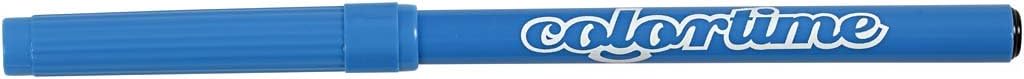 Colortime Drawing pens, Light Blue, One Size
