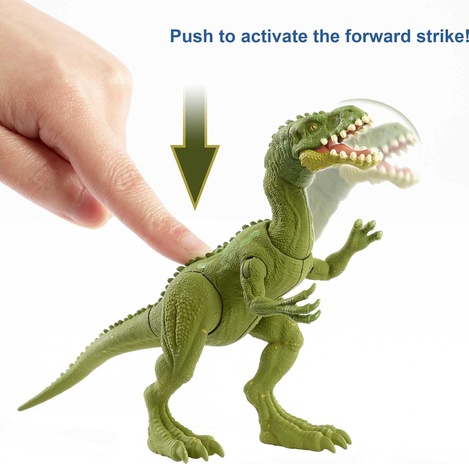 Jurassic World HBY68 Fierce Force Masiakasaurus Dinosaur Action Figure Movable Joints, Kids Gift Ages 3 Years & Older , Multicolor, 12.0 cm*5.0 cm*20.0 cm