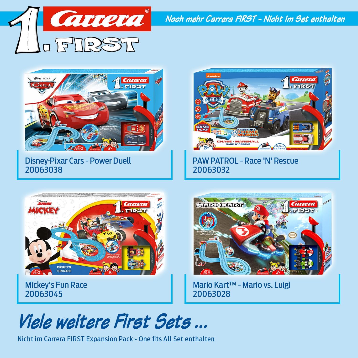 Carrera First Extention Set One Fits All (20067001