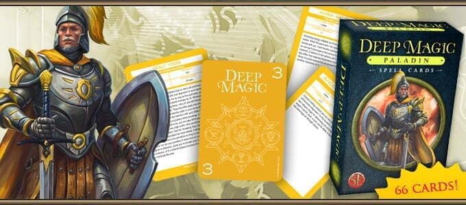 Deep Magic Spell Cards: Paladin