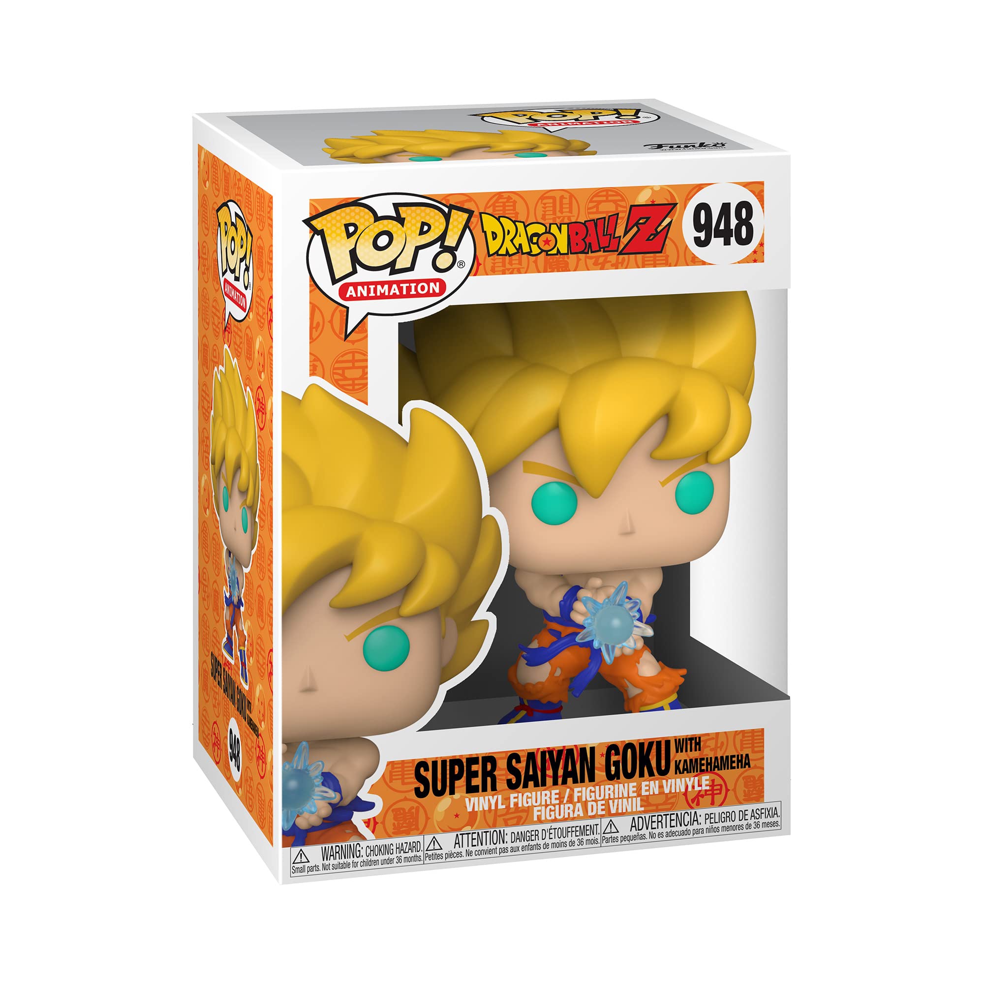 Funko Pop! Animation: DBZ S9- SS Goku With Kamehameha Wave - Dragon Ball Z - Figura de Vinilo Coleccionable - Idea de Regalo- Mercancia Oficial - Juguetes para Niños y Adultos - Anime Fans