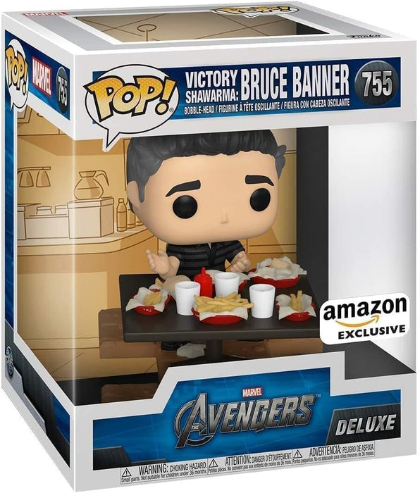Funko POP! Deluxe: Marvel-Bruce Banner Shawarma - Avengers - Collectable Vinyl Figure - Gift Idea - Official Merchandise - Toys for Kids & Adults - Movies Fans