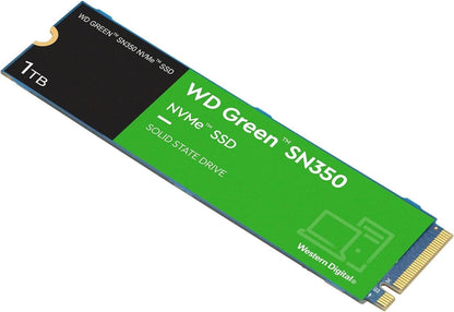 WD Green SN350 1TB NVMe Internal SSD Solid State Drive - Gen3 PCIe, QLC, M.2 2280, Up to 3,200 MB/s