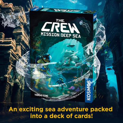 Thames & Kosmos The Crew: Mission Deep Sea, Cooperative Card Game, Family Games for Game Night, Games for Adults and Kids, For 2 to 5 Players, Ages 10+