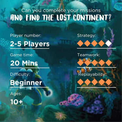 Thames & Kosmos The Crew: Mission Deep Sea, Cooperative Card Game, Family Games for Game Night, Games for Adults and Kids, For 2 to 5 Players, Ages 10+